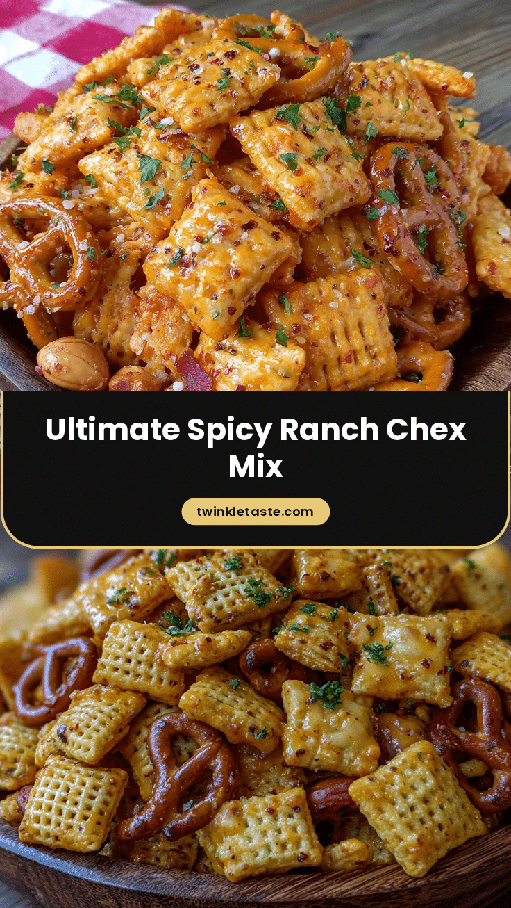 spicy ranch chex mix recipe