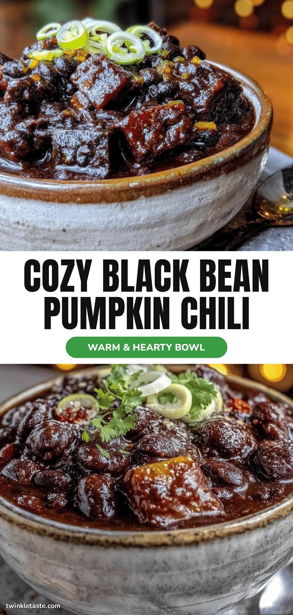 black bean pumpkin chili recipe