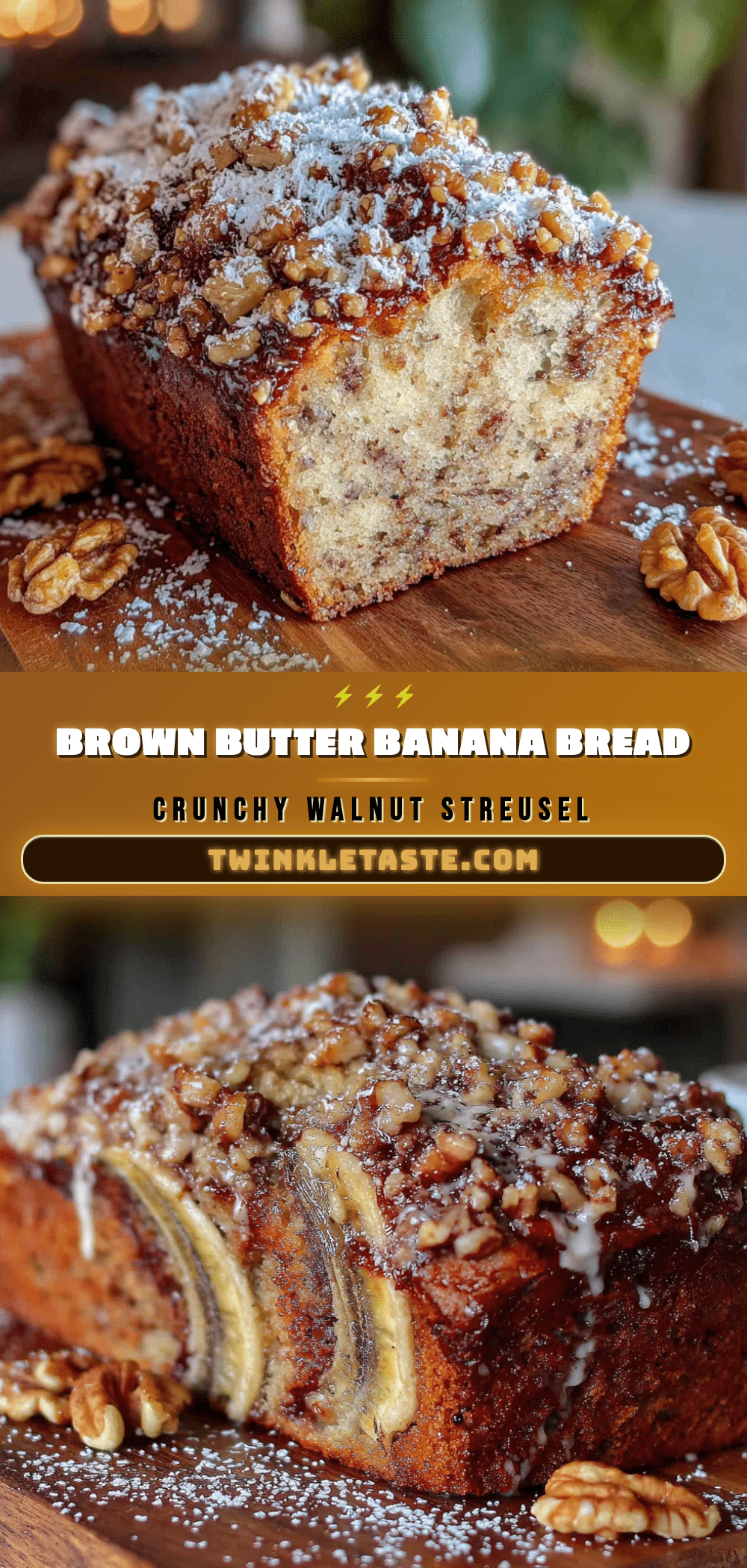 brown butter banana bread recipe
