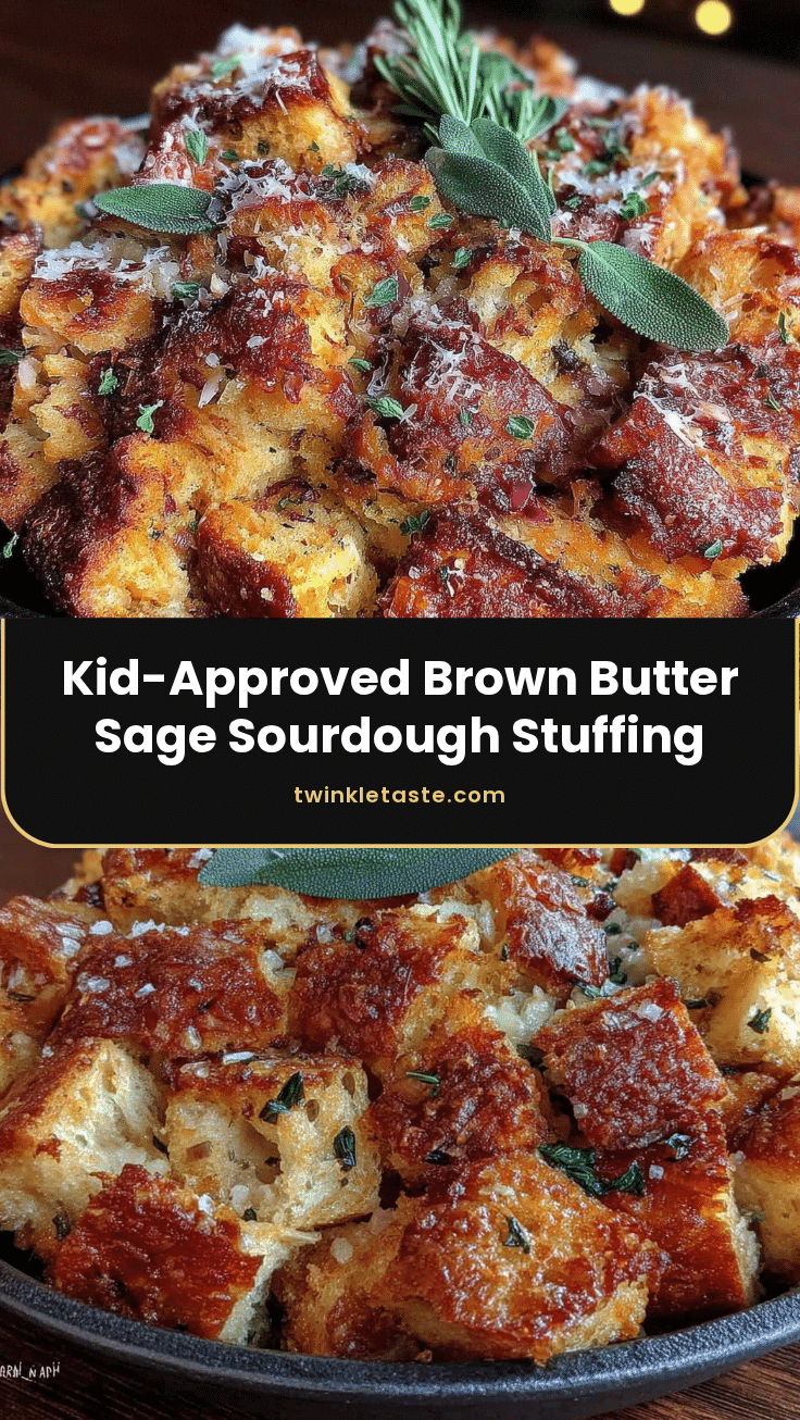 brown butter sage sourdough stuffing recipe
