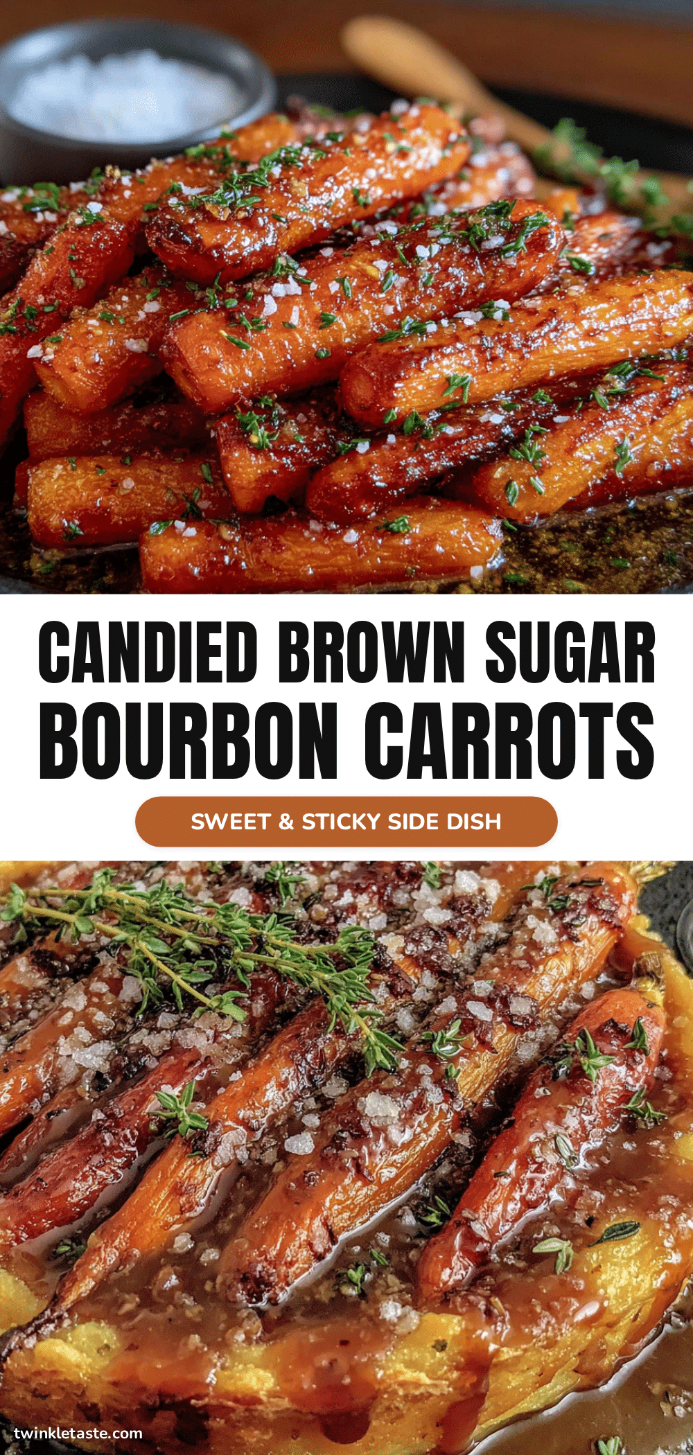 brown sugar bourbon glazed carrots recipe