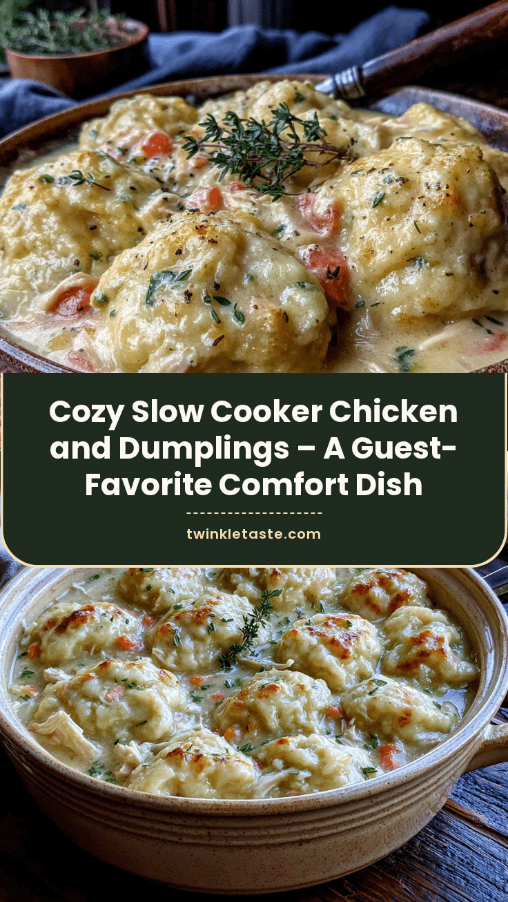 cozy slow cooker chicken and dumplings recipe