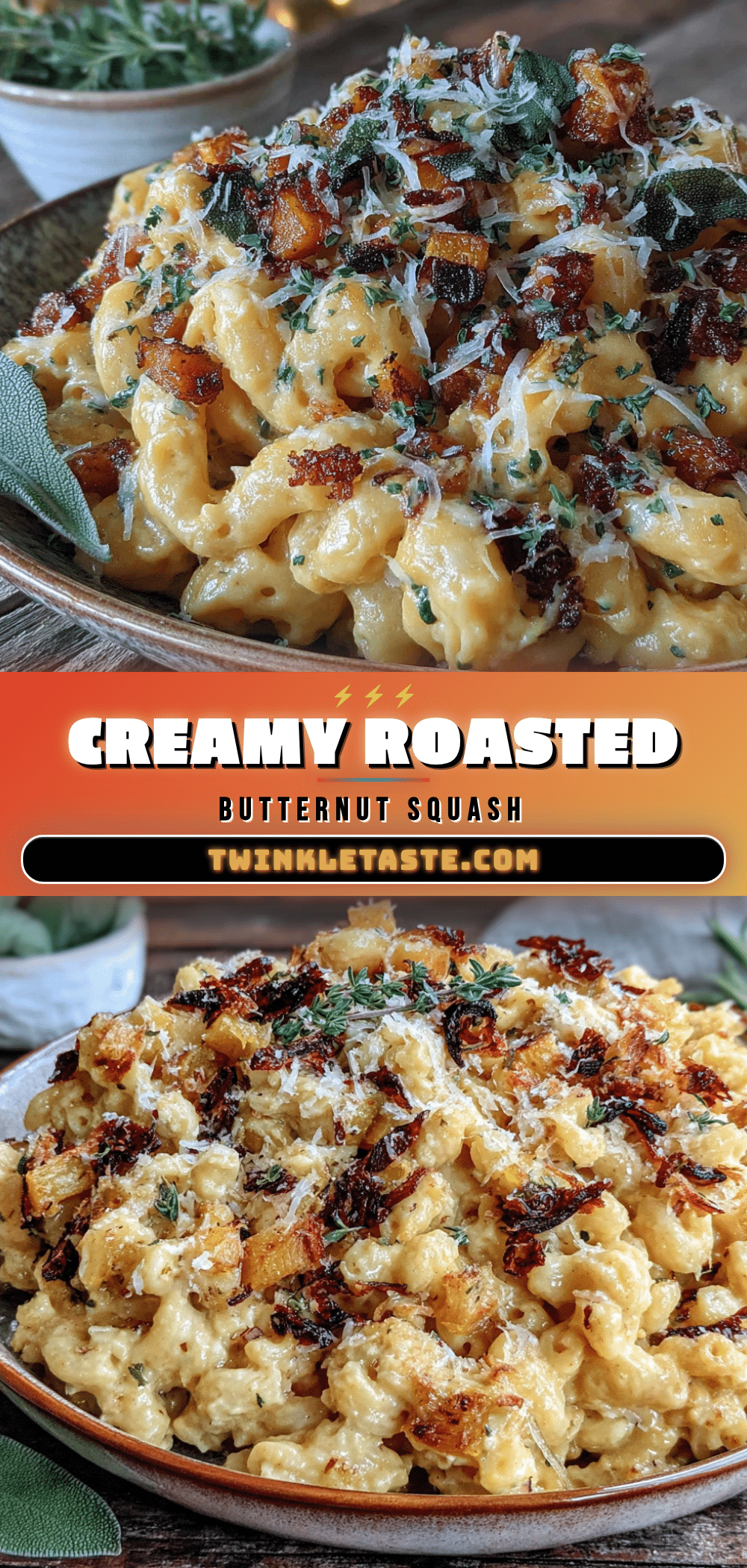 creamy roasted butternut squash mac and cheese recipe