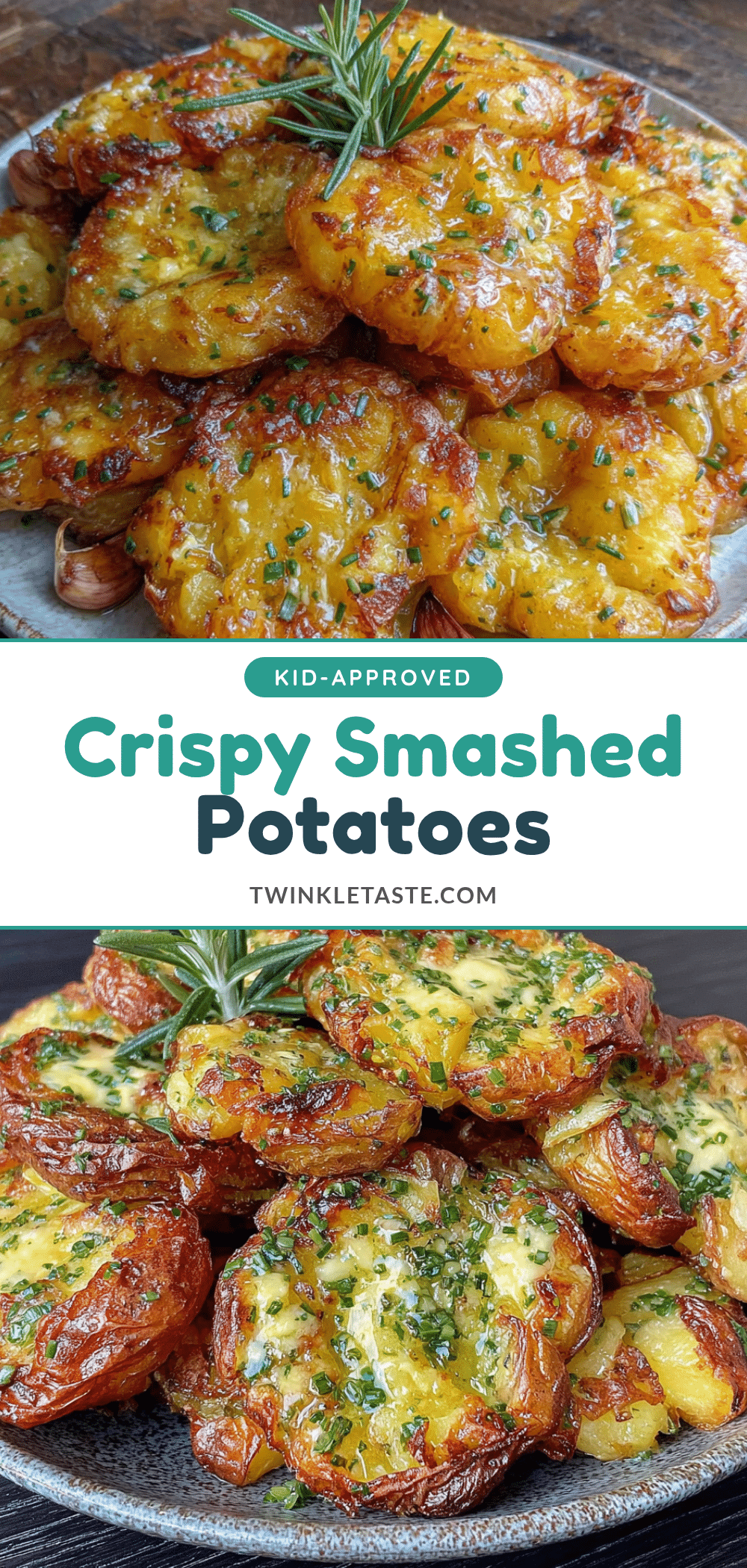 crispy smashed potatoes recipe