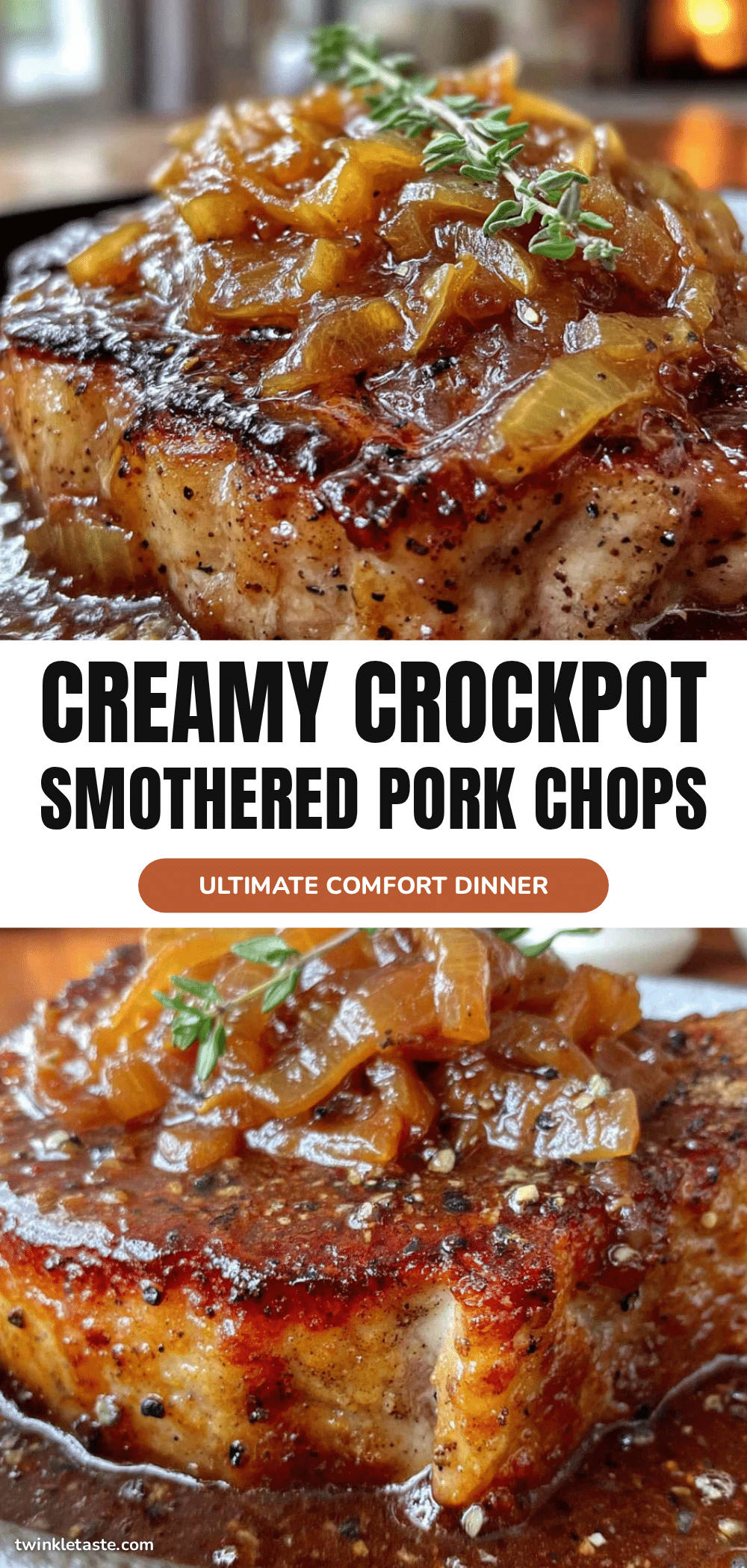 crockpot smothered pork chops recipe