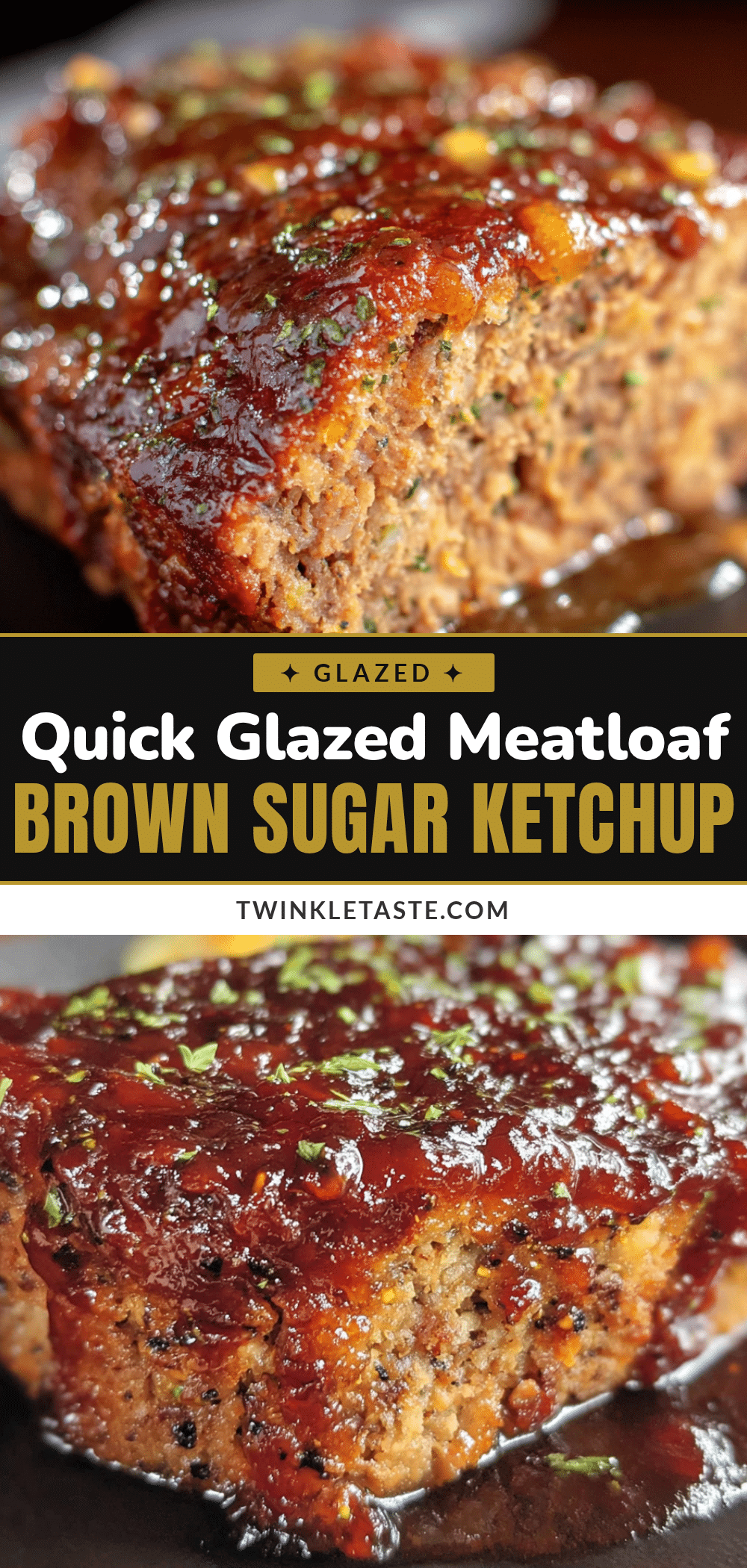 Easy glazed meatloaf recipe