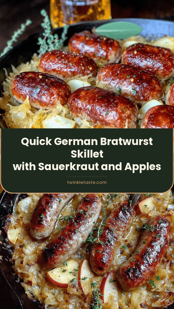german bratwurst skillet recipe