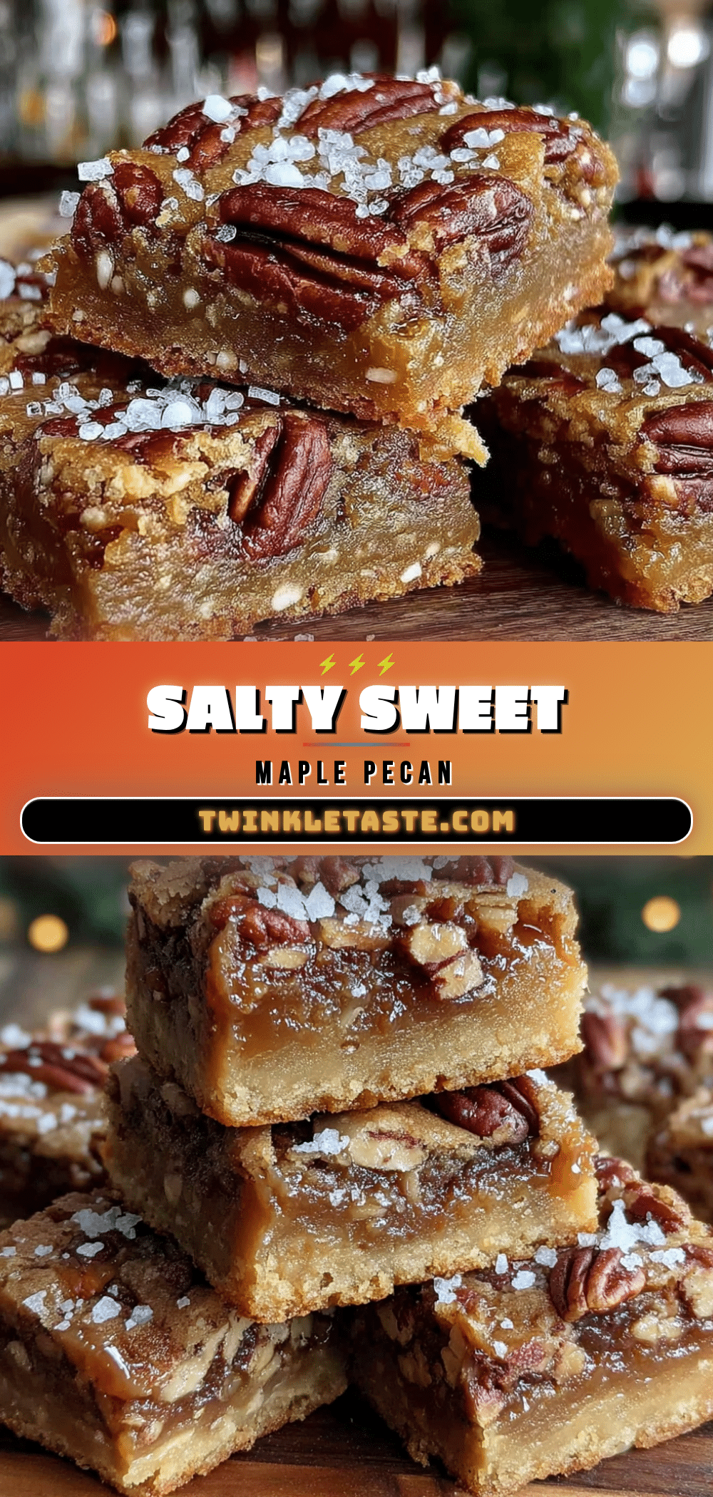 maple pecan blondies recipe