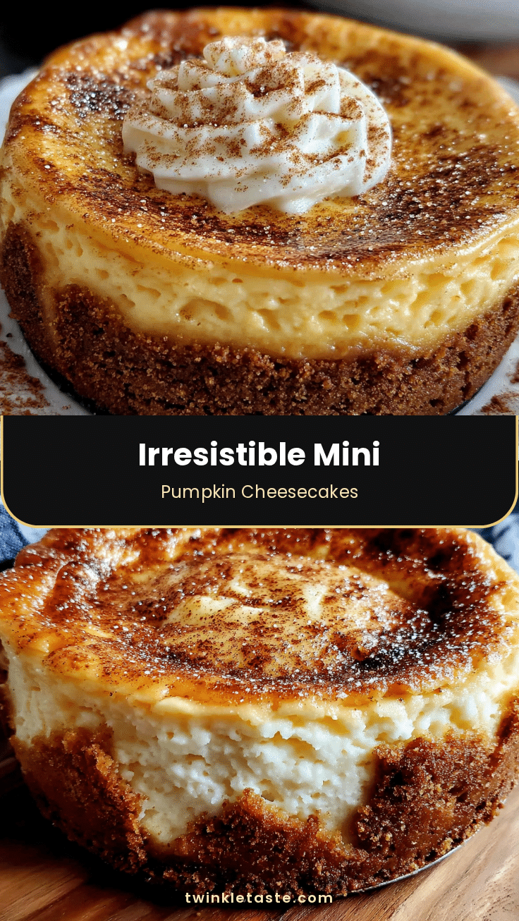 mini pumpkin cheesecakes with gingersnap crust recipe