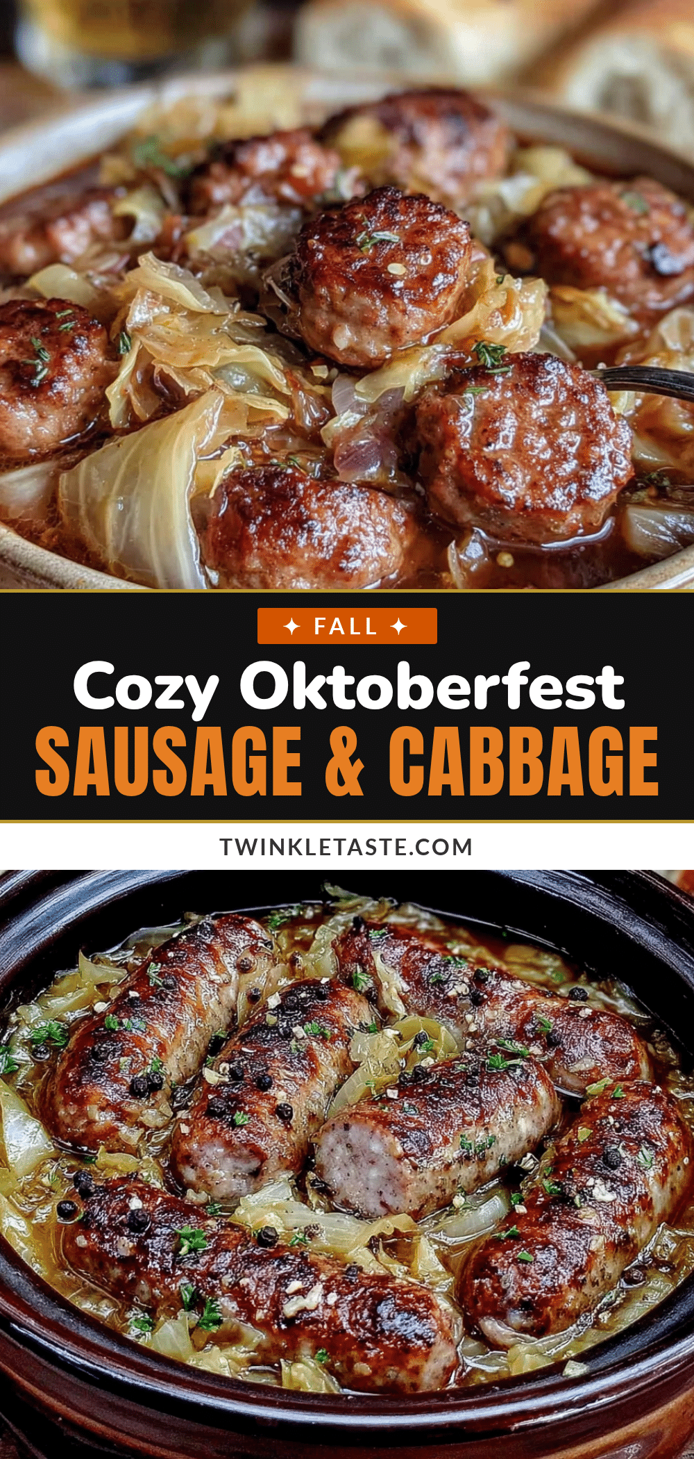 Oktoberfest sausage and cabbage recipe