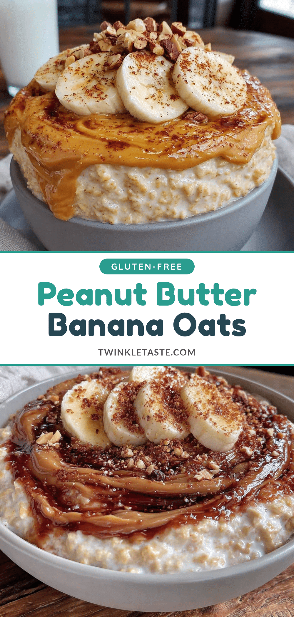 overnight peanut butter banana oats recipe