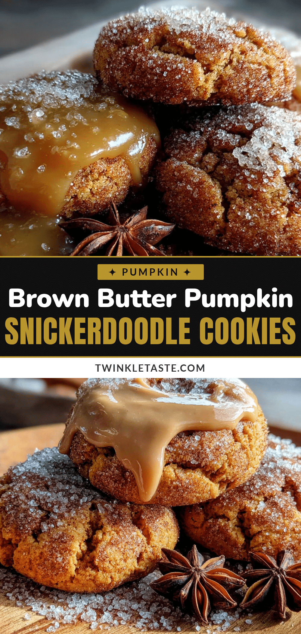 pumpkin snickerdoodle cookies recipe