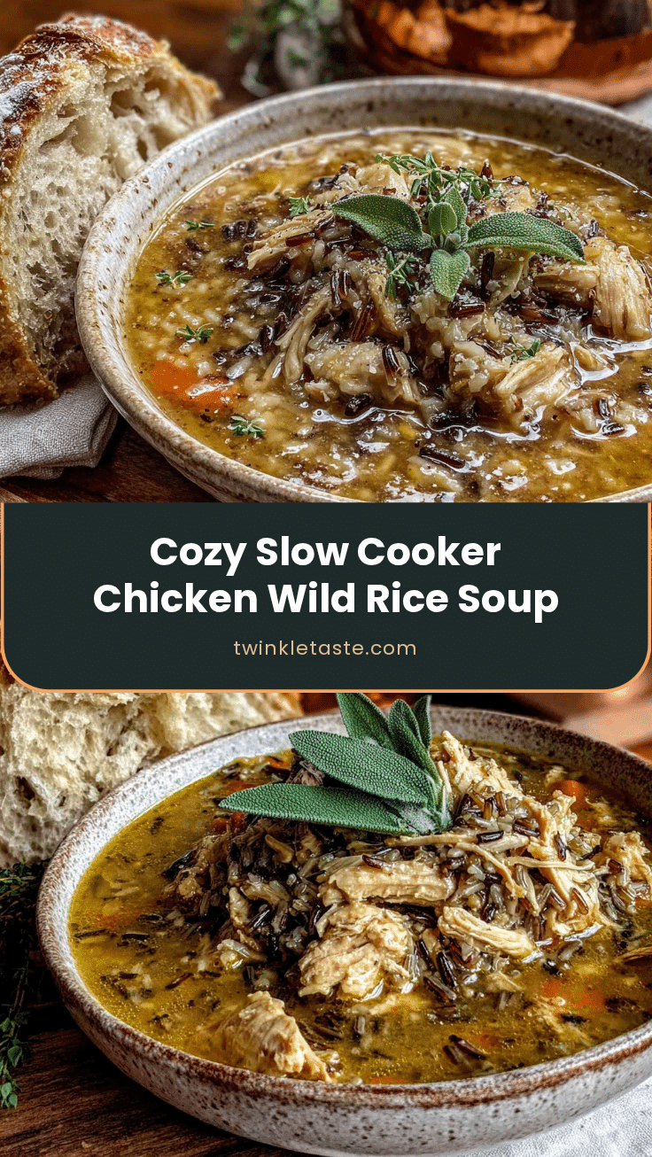 slow cooker chicken and wild rice soup recipe