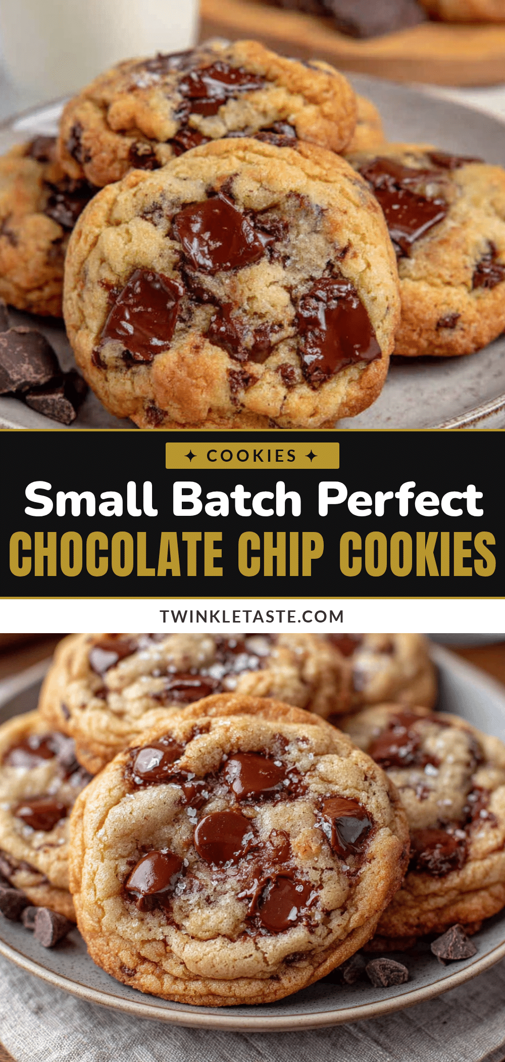small batch chocolate chip cookies recipe