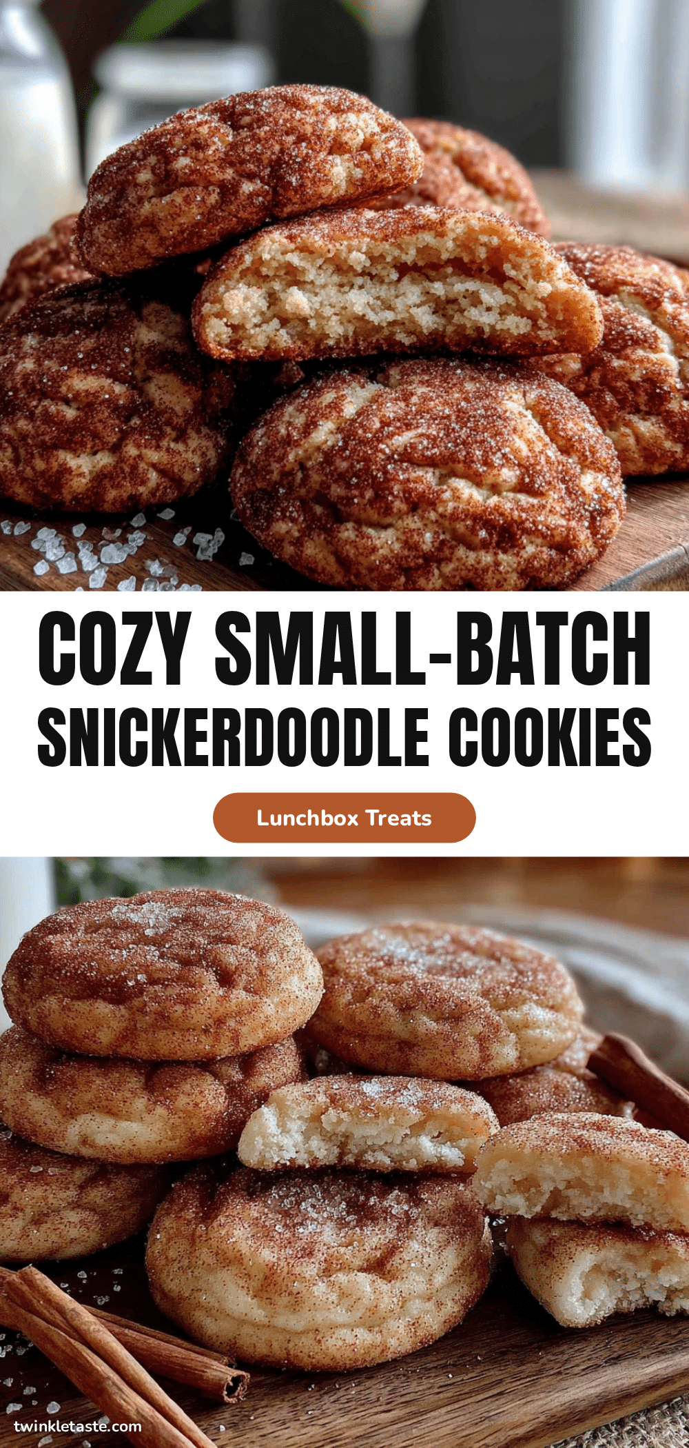 small-batch snickerdoodle cookies recipe