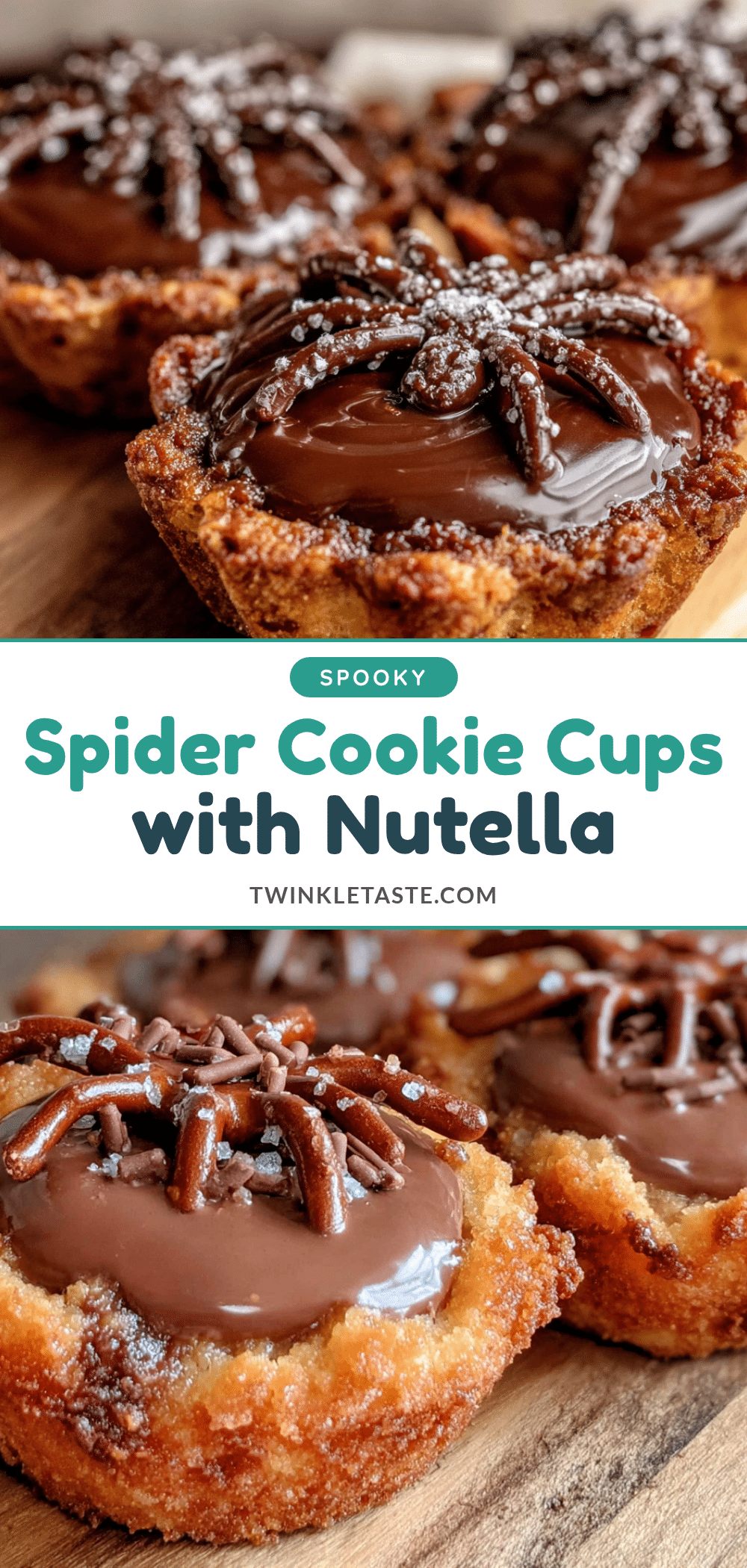 spider cookie cups recipe