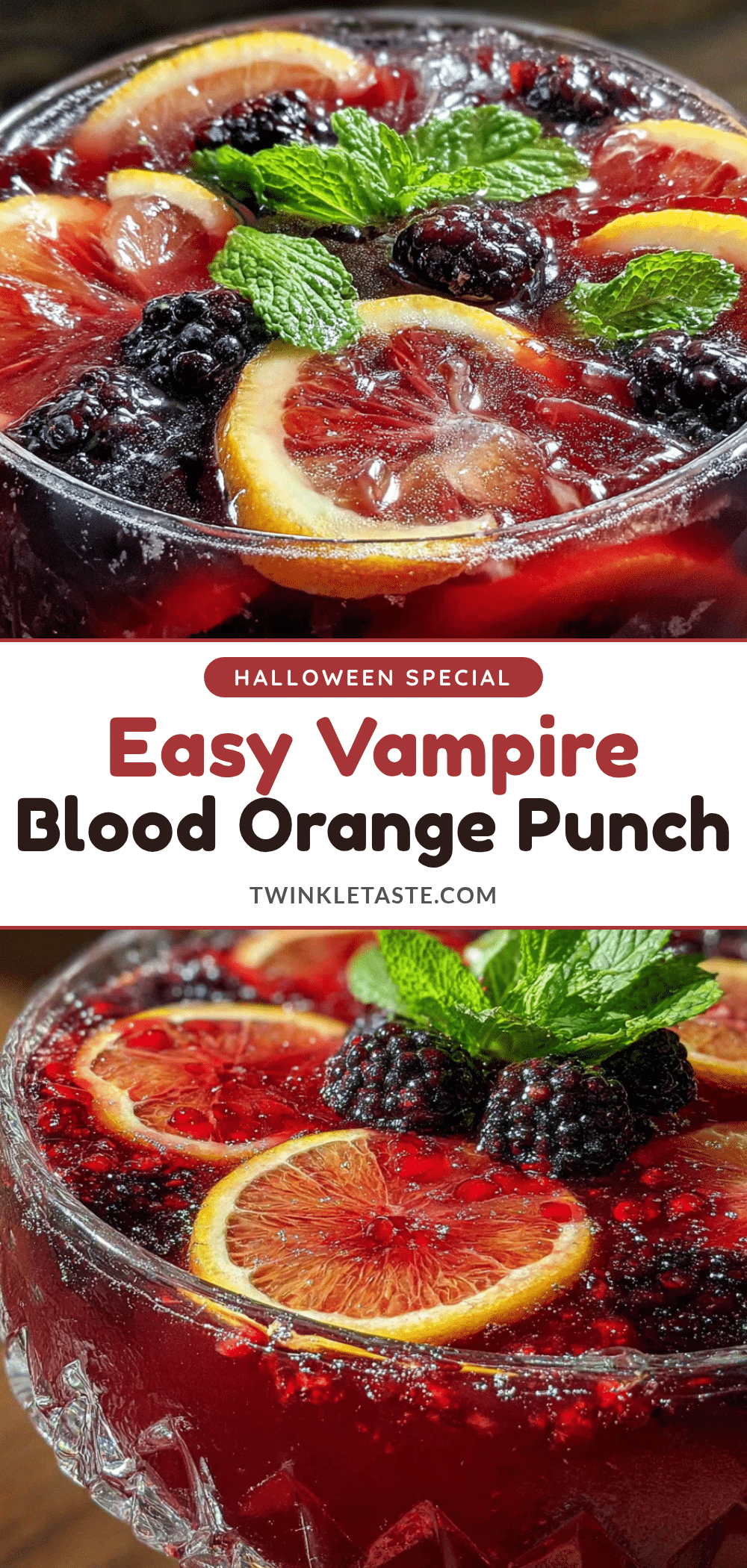 blood orange halloween punch recipe
