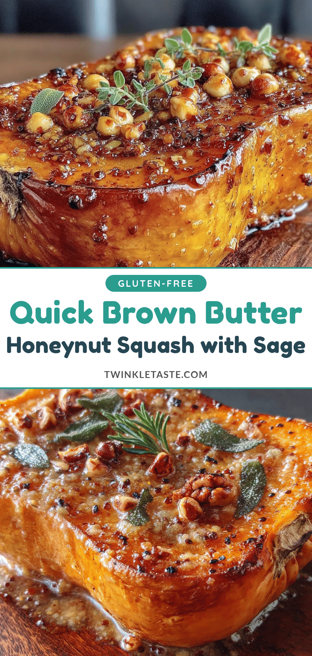 brown butter honeynut squash with sage recipe