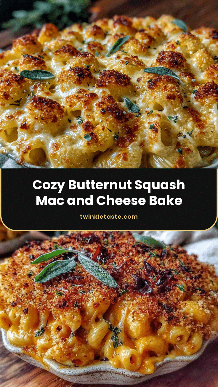butternut squash mac and cheese bake recipe