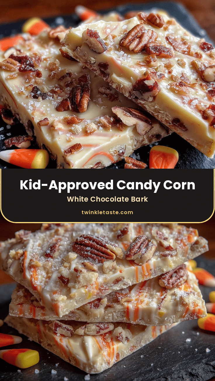 candy corn white chocolate bark recipe