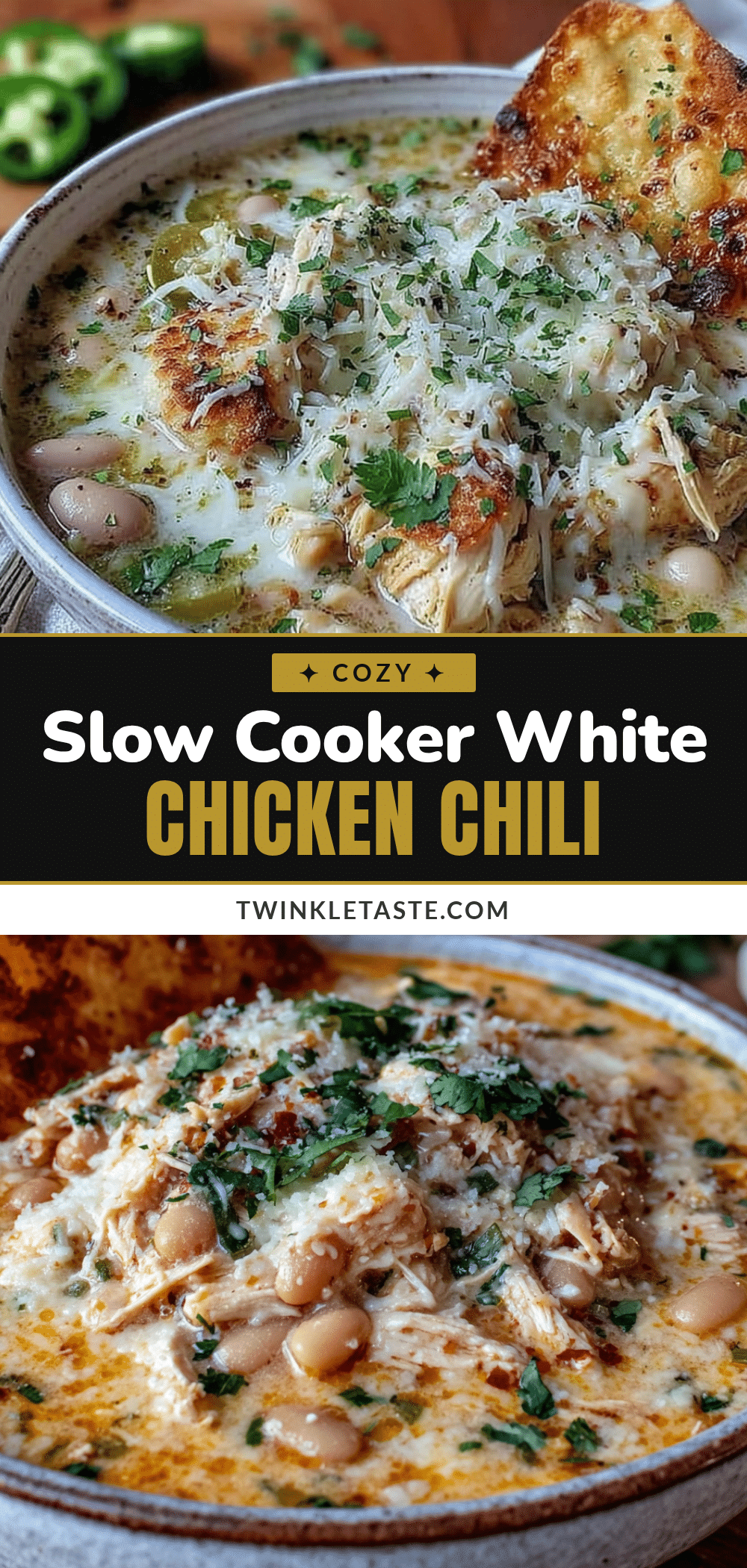 cozy slow cooker white chicken chili recipe