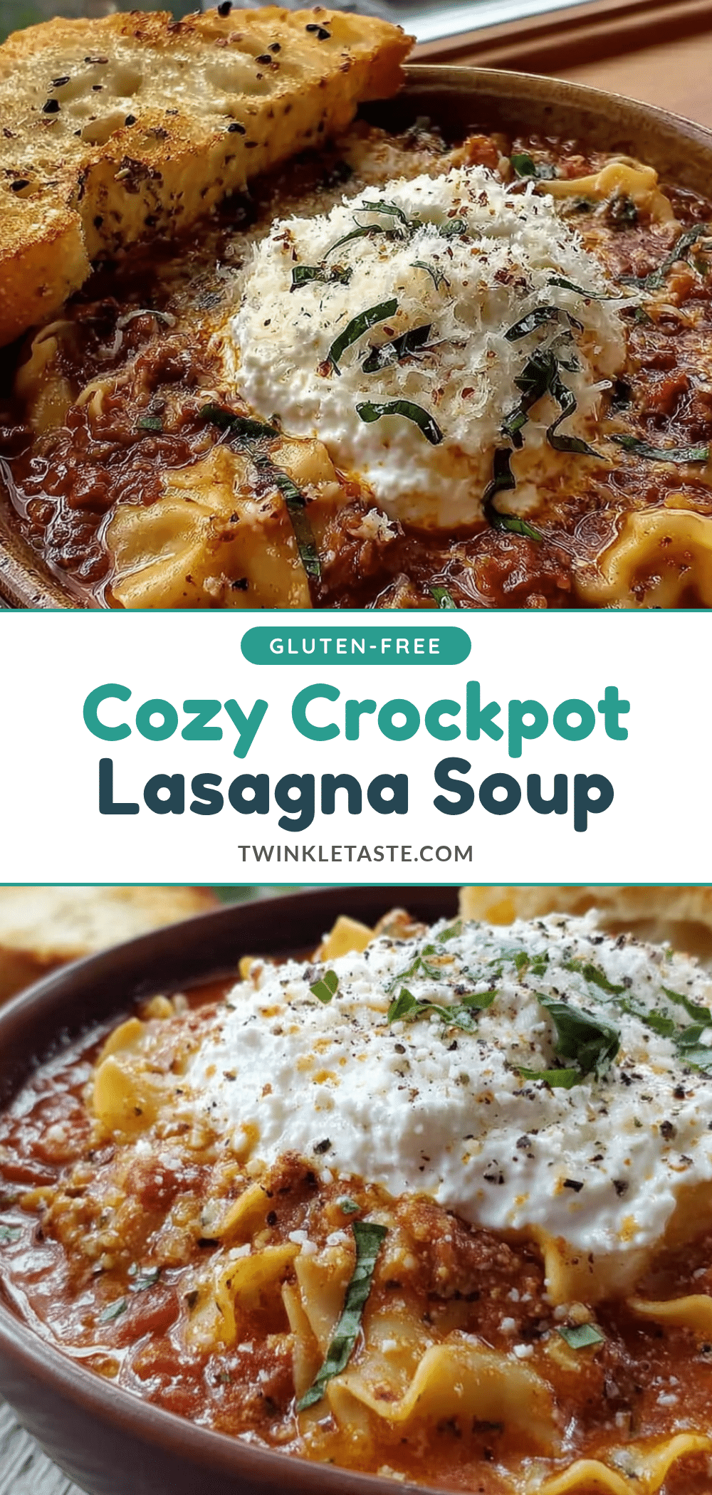 crockpot lasagna soup recipe