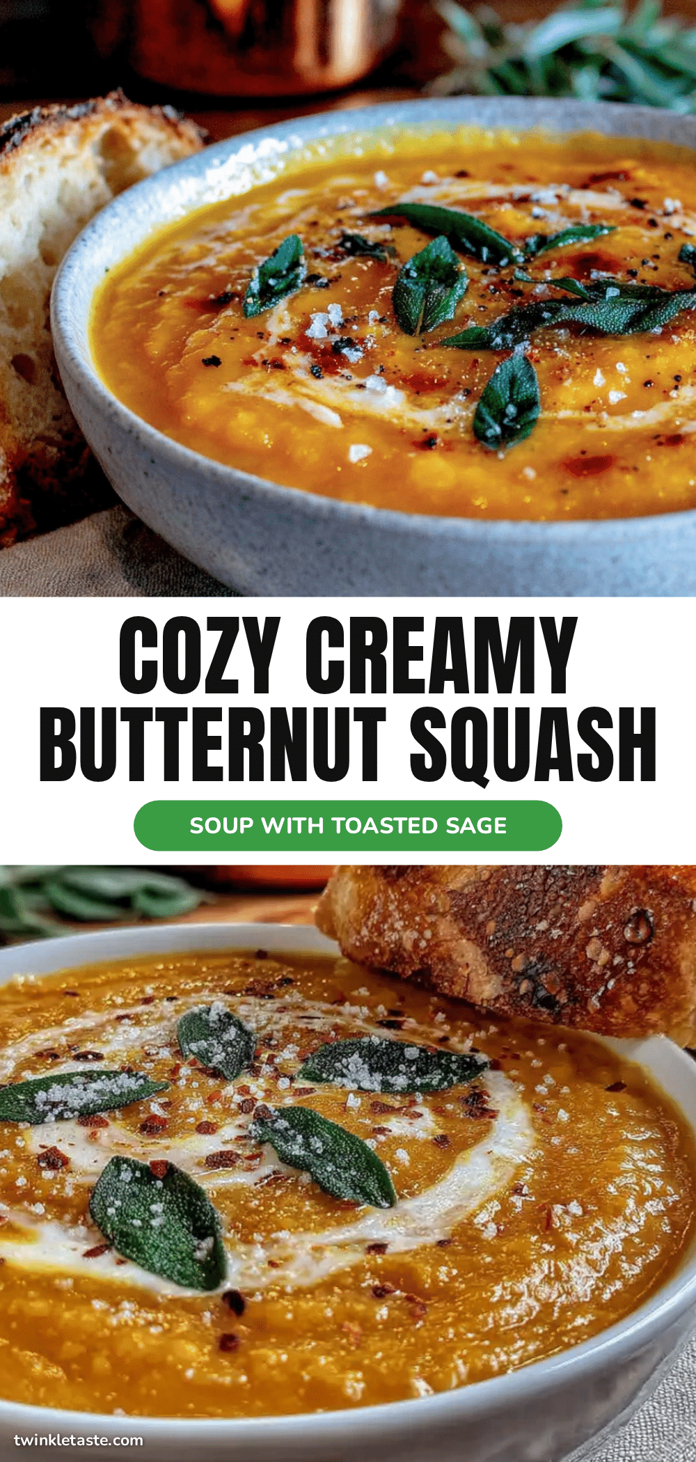 easy 30-minute creamy butternut squash soup recipe