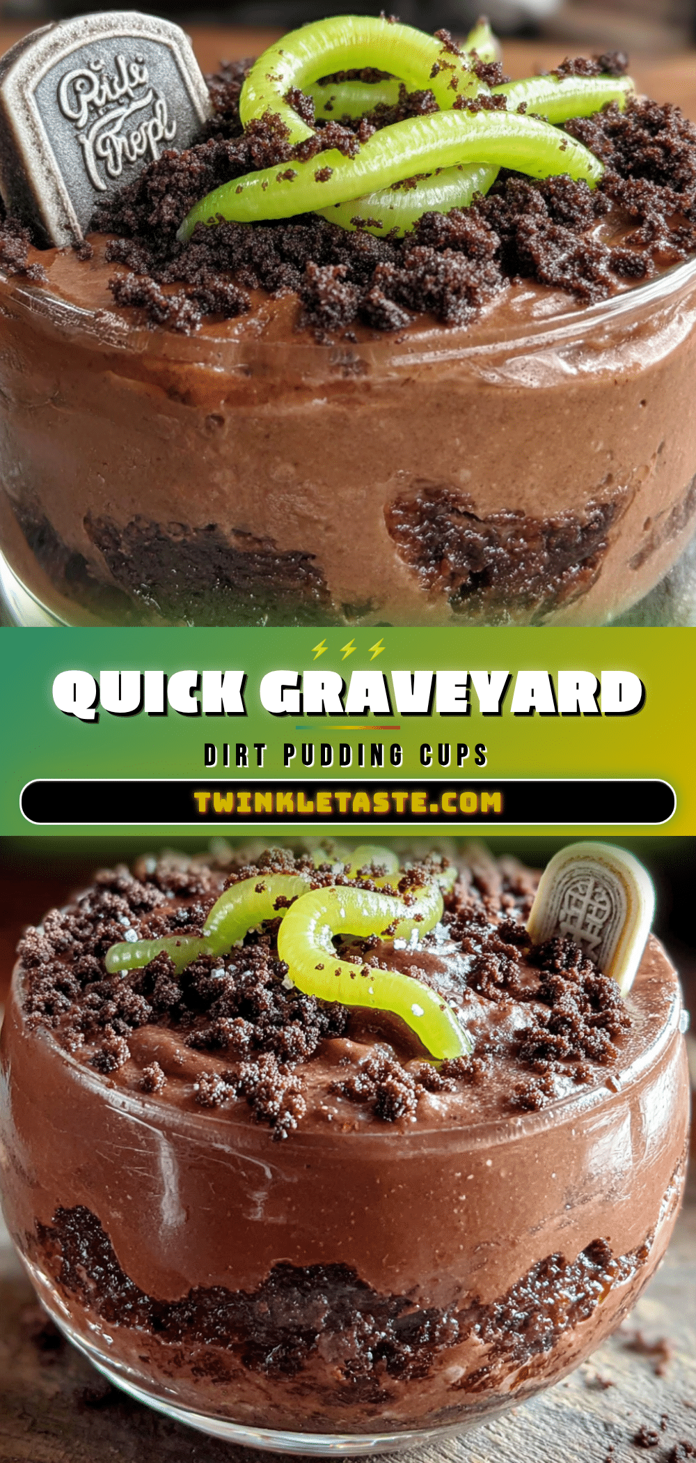 easy graveyard dirt pudding cups recipe
