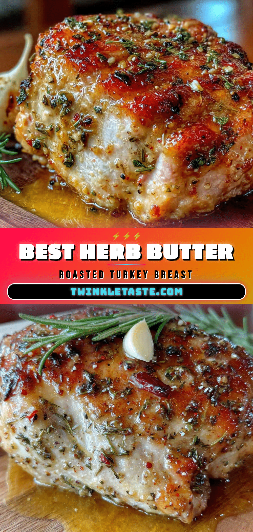 herb butter roasted turkey breast for two recipe