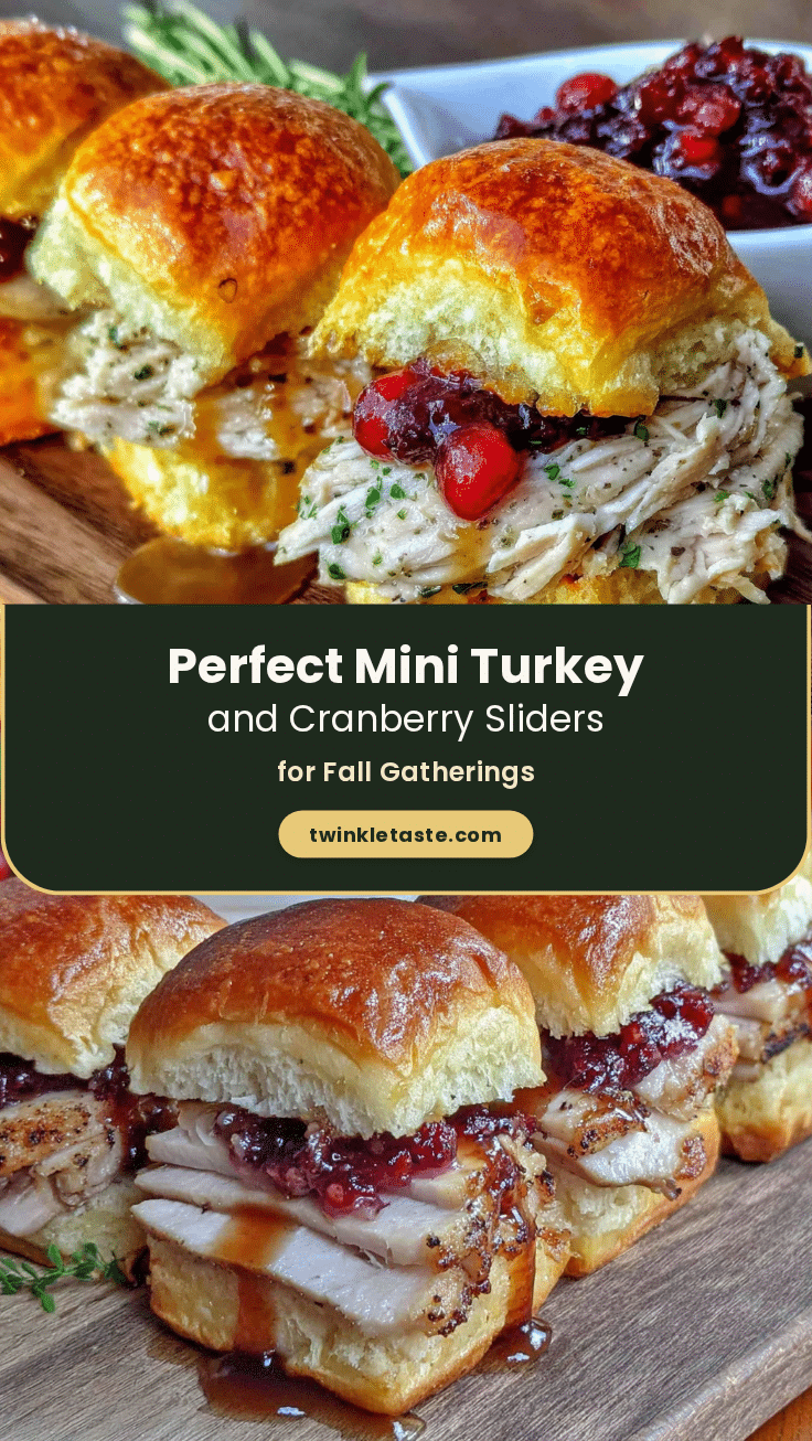 mini turkey cranberry sliders recipe