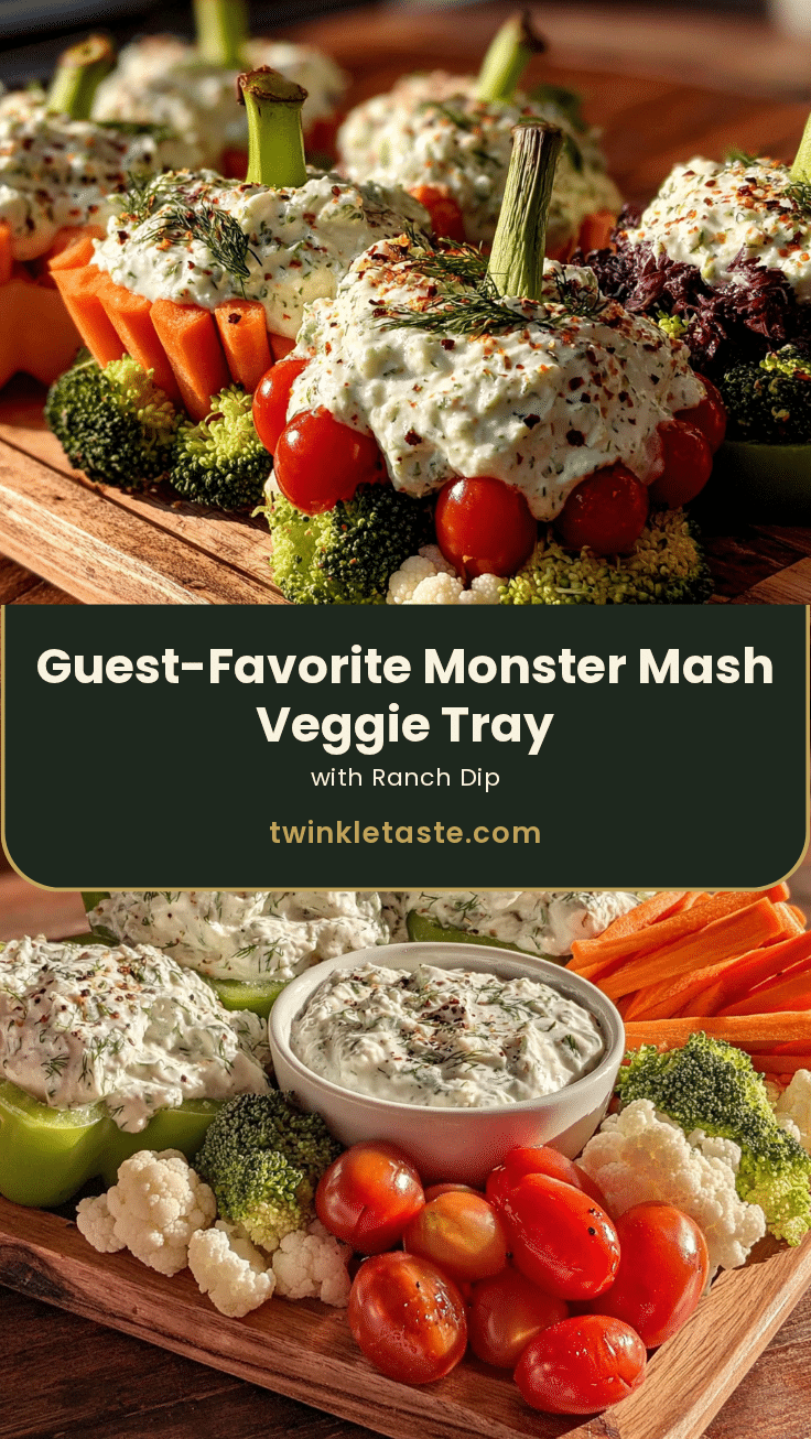 monster mash veggie tray recipe