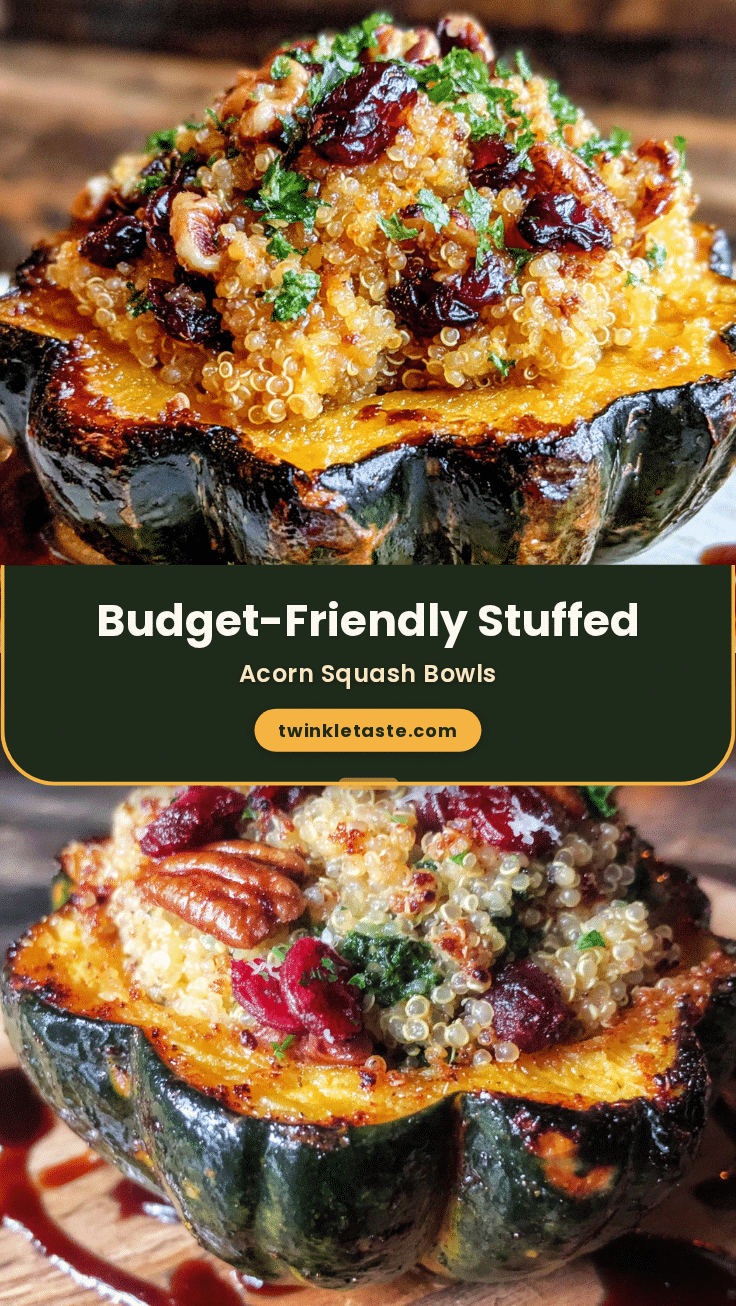 stuffed acorn squash bowls recipe