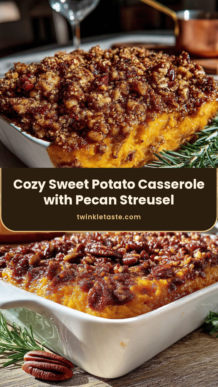 sweet potato casserole with pecan streusel recipe